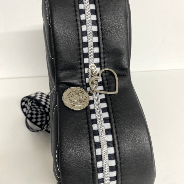 Heart shaped quilted crossbody Bag