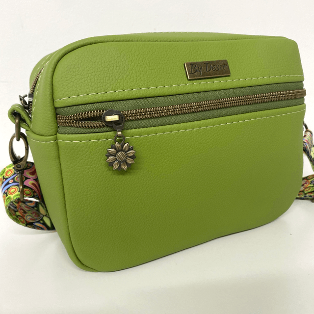 Lime green crossbody bag 