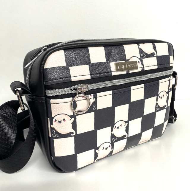 Checkered Ghost Crossbody Bag 