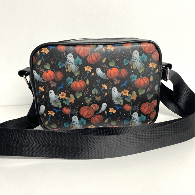 Ghosts and Pumpkins Crossbody Bag 