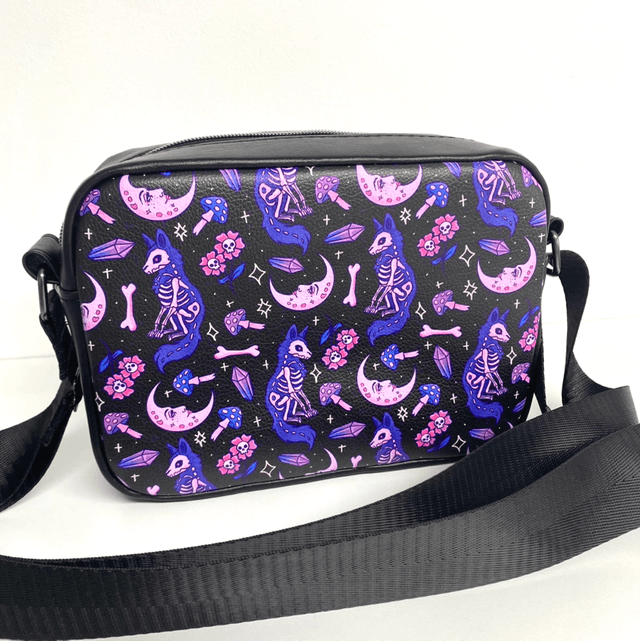 Galactic Fox Crossbody Bag 