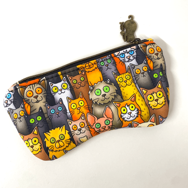 Cat print Glasses Case