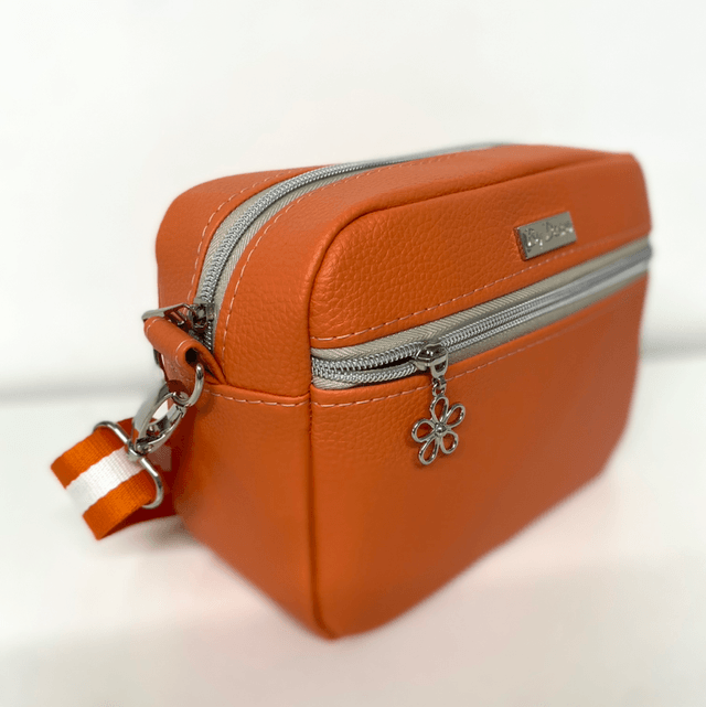 Orange crossbody bag 