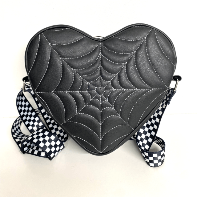 Heart shaped quilted crossbody Bag