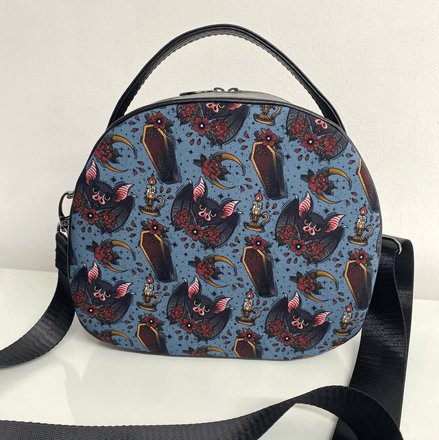 Bats and Coffins Handbag 