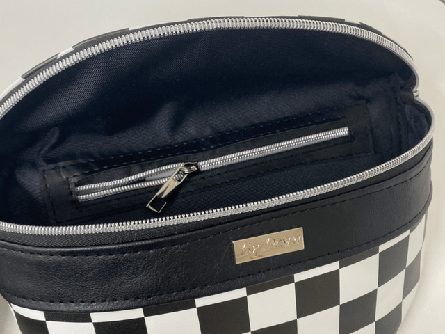 Black and White checkered Crossbody Sling/Bumbag