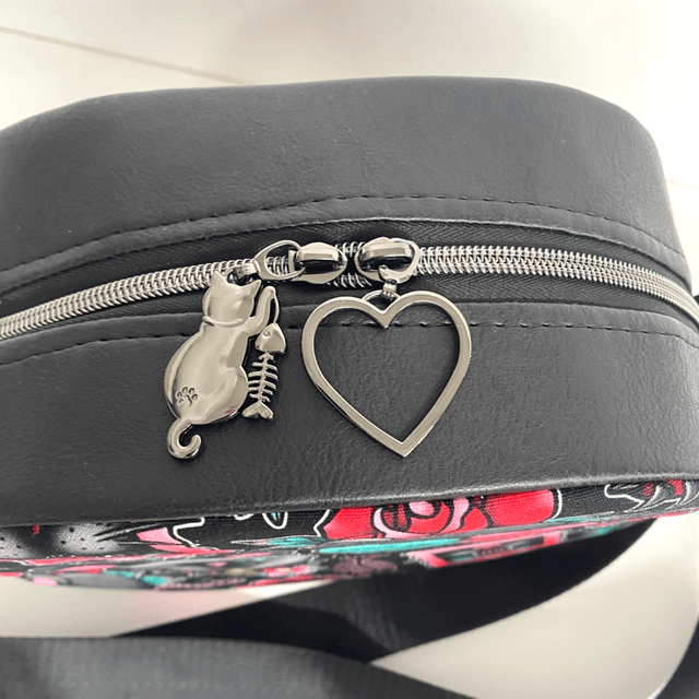 Tattoo Cat and Mouse crossbody bag 