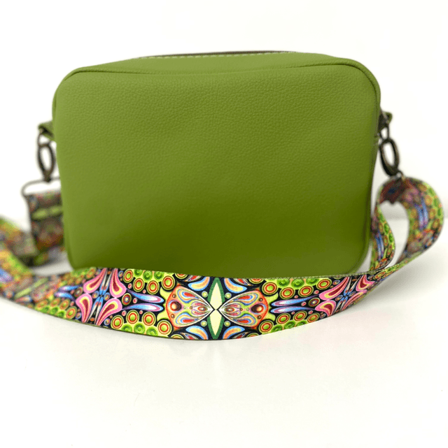 Lime green crossbody bag 