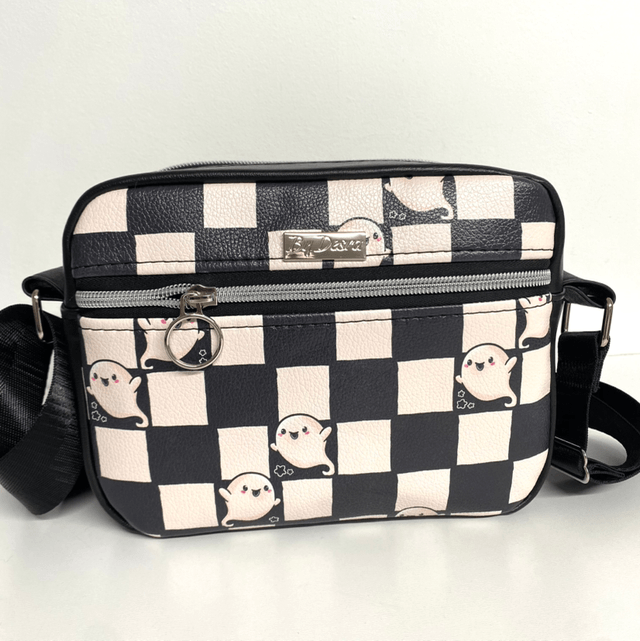 Checkered Ghost Crossbody Bag 