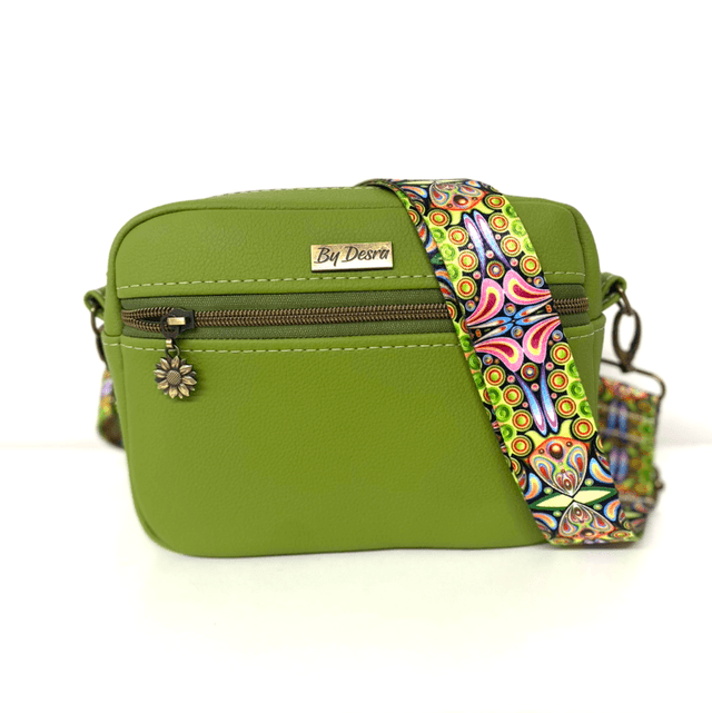 Lime green crossbody bag 