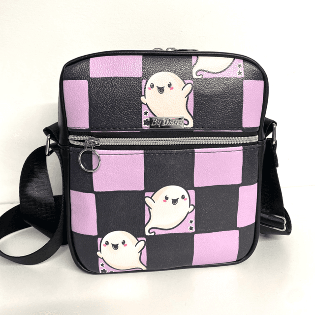 Checkered Ghost Crossbody Bag