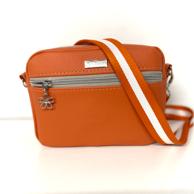 Orange crossbody bag 