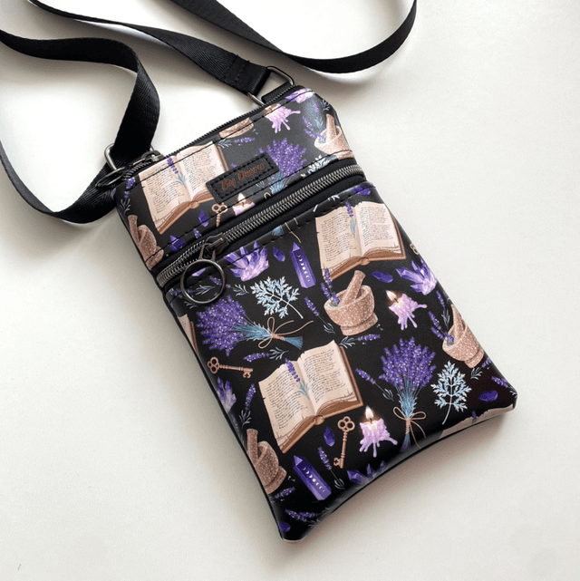 Spell Books Crossbody Phone Bag 