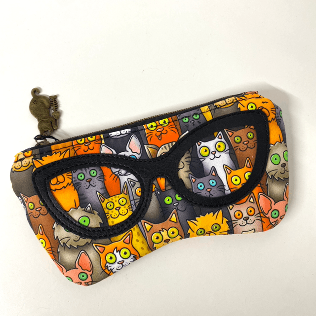 Cat print Glasses Case