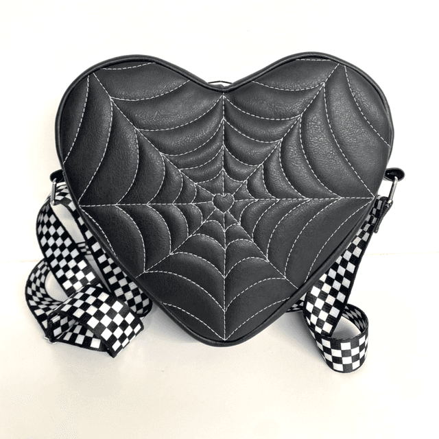 Heart shaped quilted crossbody Bag