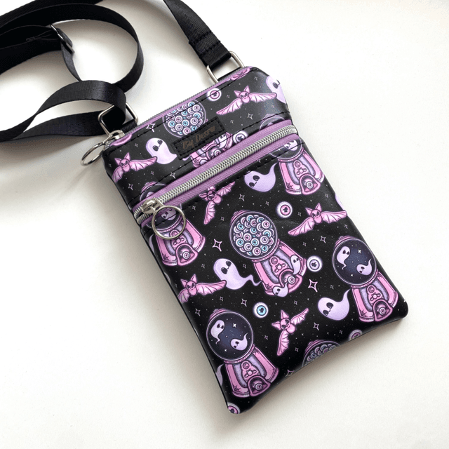 Ghosts and Gumballs Crossbody Phone Bag 