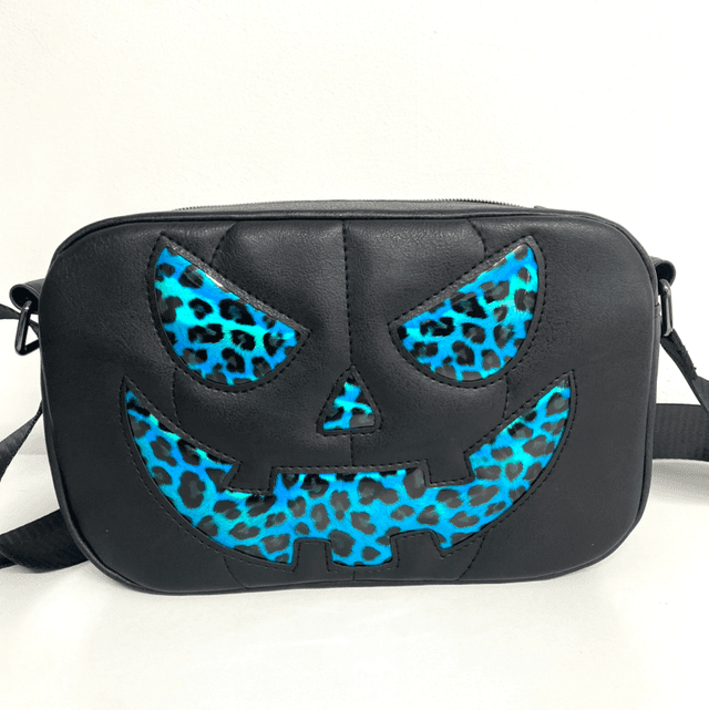 Black Pumpkin Face Crossbody Bag 