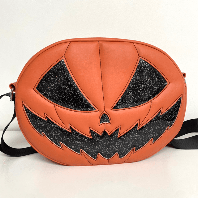 Orange Pumpkin crossbody bag Large